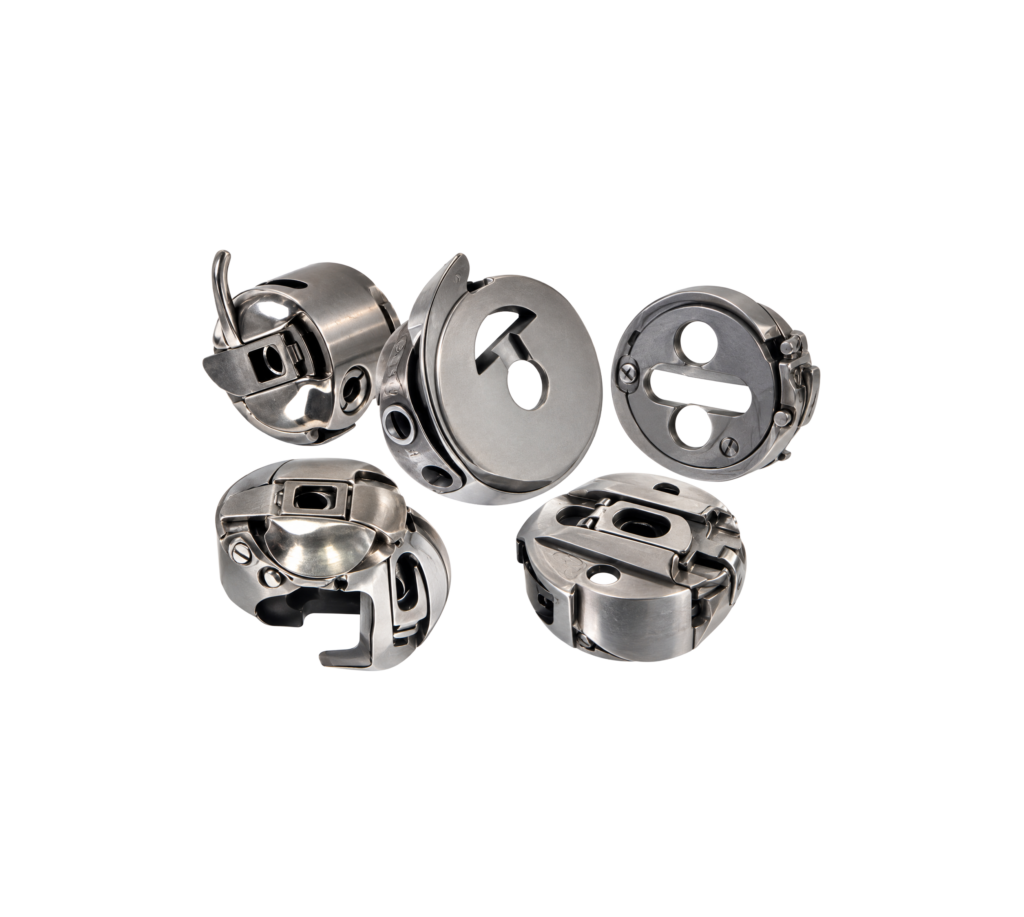 Cajabobinas para máquinas de coser industriales